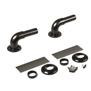 TimberTech Aluminum ADA 90° Wall Return Kit Dark Bronze 1/carton