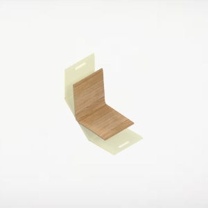 Universal Inside Corner Trim 1-Piece 10 ft. PVC Sugar Maple