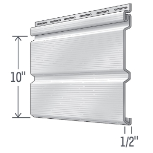 Builder D5 Soffit Brushed Solid Linen 12 ft.
