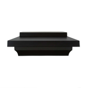 5.5 in. x 5.5 in. TimberTech Composite Rail Island Post Cap Matte Black