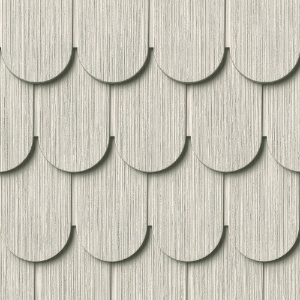 Portsmouth Half Round Cedar Shingle Linen 77 in.