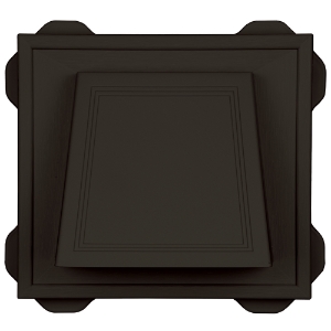 #298 4 in. Hooded Dryer Vent Granite