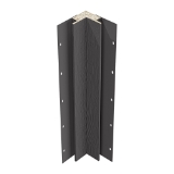 Diamond Kote® 5/4 in. x 3 in. x 10 ft. Rabbeted Woodgrain Inside Corner w/Nail Fin Graphite