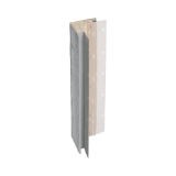 Diamond Kote® 5/4 in. x 4 in. x 10 ft. Rabbeted Woodgrain Outside Corner w/Nail Fin Pelican - 1 per pack