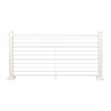 Impression Rail Express Level Horizontal Cable Railing Section 8 ft. Kit 36 in. / 42 in. White