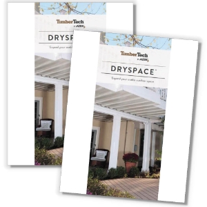 TimberTech Dry Space Tri-Fold Brochure