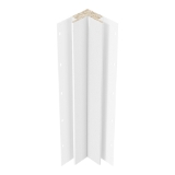 Diamond Kote® 5/4 in. x 3 in. x 16 ft. Rabbeted Brushed Smooth Inside Corner w/Nail Fin White