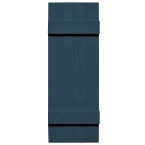 14 in. x 51 in. Board-N-Batten Shutter Classic Blue #036
