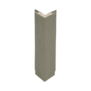 Diamond Kote® 5/4 in. x 4 in. x 16 ft. Rabbeted Woodgrain Outside Corner w/Nail Fin Terra Bronze - 1 per pack