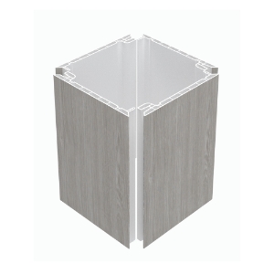 ChamClad Quick Click Column & Beam Wrap 8 in. x 20 ft. Beachwood Grey