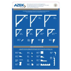 AZEK Trim Wallboard Crown Profiles DIS-CROWN