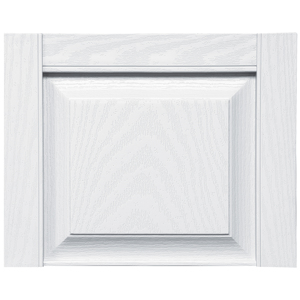 14-3/4 in. Raised Panel Transom Top White