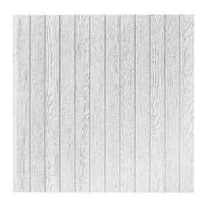 Diamond Kote® 7/16 in. x 4 ft. x 8 ft. Woodgrain 4 inch On-Center Grooved Panel White