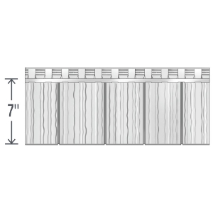 Portsmouth S7 Cedar Shingle Straight Cottonwood 8 ft.
