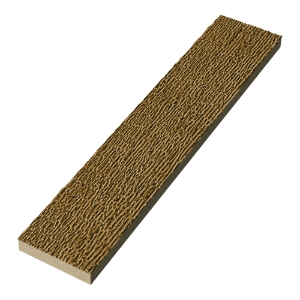 Diamond Kote® 4/4 in. x 4 in. x 16 ft. Woodgrain Trim Honeycomb