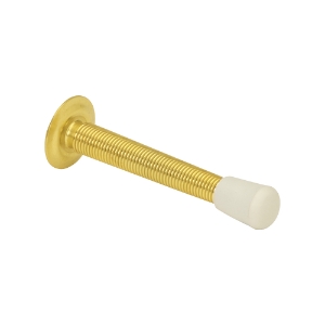 Ives 060 Flexible Door Stop 3-inch 605 Bright Brass - Model: SP060F3