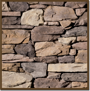 Mortared Crescent Peak Shadow Rock Display Board