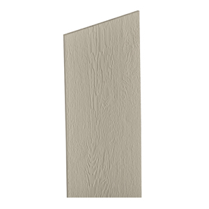 Diamond Kote® 3/8 in. x 12 in. x 16 ft. Vertical Siding Panel Oyster Shell
