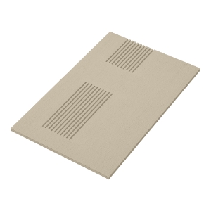 Diamond Kote® 3/8 in. x 12 in. x 16 ft. Vented Soffit Brushed Smooth Oyster Shell