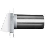 4" Hooded Vent #001 White