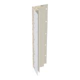 Diamond Kote® 5/4 in. x 3 in. x 16 ft. Rabbeted Brushed Smooth Inside Corner w/Nail Fin Clay
