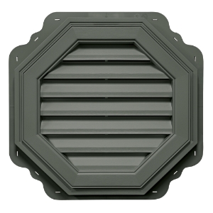 22 in. Octagon Louver Gable Vent Forest 201