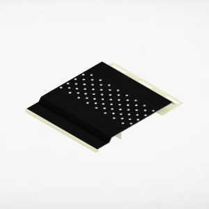 4 in. Vented Soffit 20 ft. Black Sand