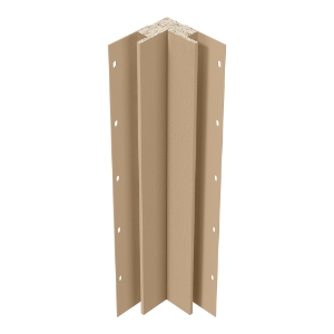 Diamond Kote® 5/4 in. x 3 in. x 16 ft. Rabbeted Brushed Smooth Inside Corner w/Nail Fin French Gray