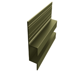 EasyTrim EZ-65 7/16 in. x 10 ft. Horizontal H Panel Trim Olive