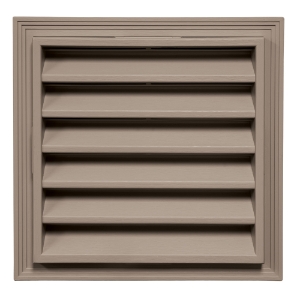 12 in. x 12 in. Square Louver Gable Vent #232 CT Cypress