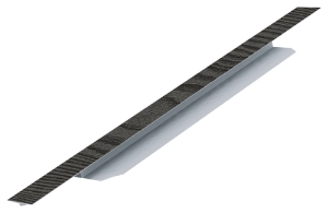 Woodmark 8" H-Molding Woodgrain Universal Ebony Pine