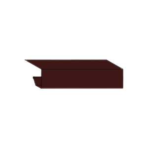 10 ft. InsideOut G-Channel Dark Mahogany 4/Ct