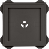 Recessed Square Mount Block Smoky Gray 018