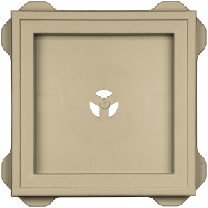 Recessed Square Mount Block #233 CT Buckskin