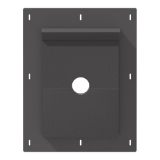 Diamond Kote® RigidMount Split Mount Block Brushed Smooth Graphite