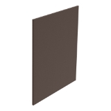 Diamond Kote® 3/8 in. x 24 in. x 16 ft. Vented Soffit Brushed Smooth Umber
