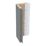 Diamond Kote® 5/4 in. x 6 in. x 16 ft. Brushed Smooth Outside Corner Smoky Ash - 1 per pack