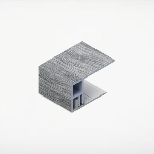 2pc 2 in. Alum/PVC Board & Batten J-Trim 12 ft. Barnboard Grey (Price Reflects 4 to a Pack)