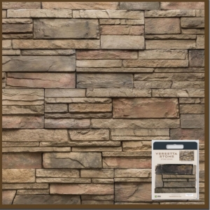 Versetta Ledgestone TERRA ROSA Sample Board