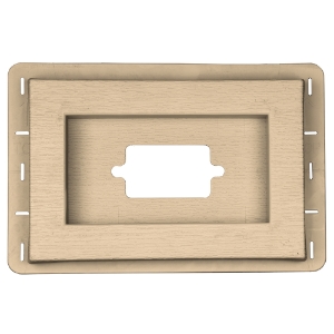 Water Management Horizontal Recessed Mount Block #165 DK Biscuit