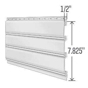 Designer Beaded Soffit Matte Solid Sand 12 ft. 6 in.