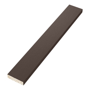 Diamond Kote® 4/4 in. x 3 in. x 16 ft. Brushed Smooth Trim Umber