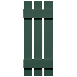 12 in. x 31 in. Board-N-Batten Shutter Forest Green #028