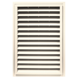 20 in. x 30 in. Rectangle Louver Gable Vent #021 CT Sandstone Beige