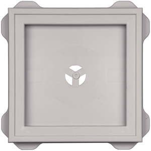 Recessed Square Mount Block #016 CT Sterling Gray