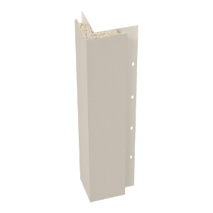 Diamond Kote® 5/4 in. x 4 in. x 16 ft. Rabbeted Brushed Smooth Outside Corner w/Nail Fin Glacier Fog - 1 per pack