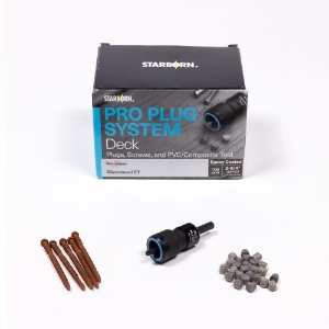 Deckorators Vista Pro Plug Kit w/tool, Silverwood  100 lin. ft.