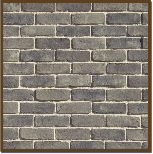 Mortared Ashland Tundra Brick Display Board