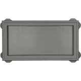 Recessed Jumbo Mount Block Charcoal Gray 215