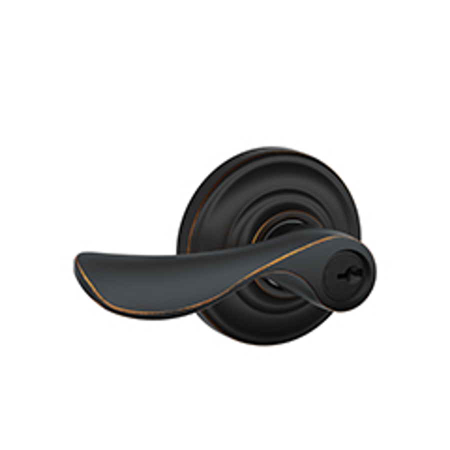 Wausau Supply | F51A Entry Champagne Lever w/Andover trim 716 Aged